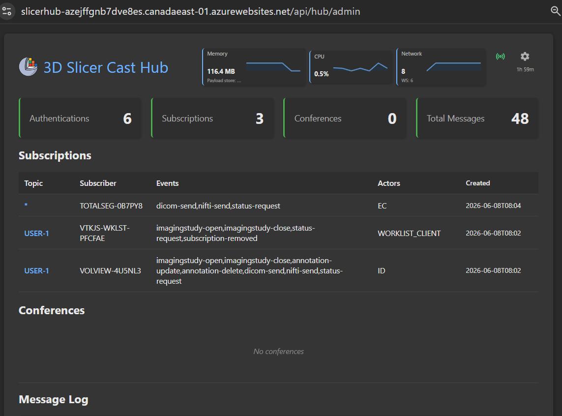 Hub portal